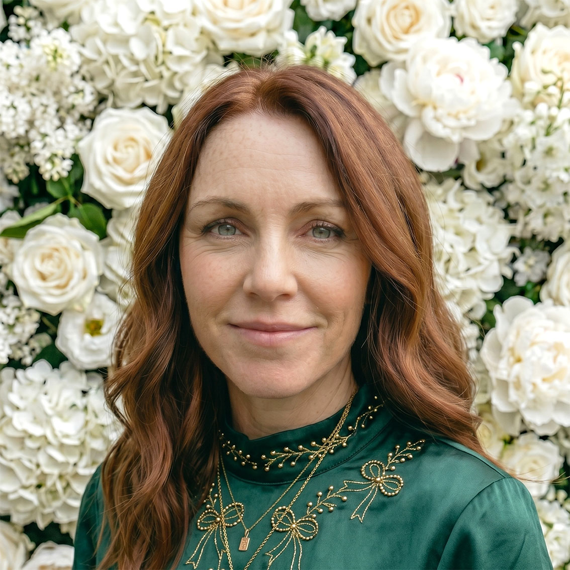 Flower wall at special event